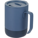 Alexander 14 oz Vacuum Tumbler with Slider Lid — Midnight Blue — blank left angle