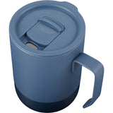 Alexander 14 oz Vacuum Tumbler with Slider Lid — Midnight Blue — blank detail view — 24