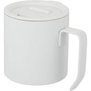 Alexander 14 oz Vacuum Tumbler with Slider Lid — White (WH) — blank left angle