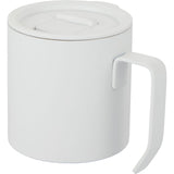 Alexander 14 oz Vacuum Tumbler with Slider Lid — White (WH) — blank left angle — 10