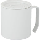 Alexander 14 oz Vacuum Tumbler with Slider Lid — White (WH) — blank right angle