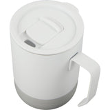 Alexander 14 oz Vacuum Tumbler with Slider Lid — White (WH) — blank detail view — 5