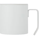 Alexander 14 oz Vacuum Tumbler with Slider Lid — White (WH) — blank front view