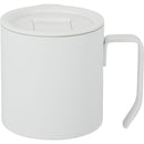 Alexander 14 oz Vacuum Tumbler with Slider Lid — White (WH) — blank front view