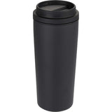 Nelson 20 oz Copper Vacuum Tumbler with Swivel Lid — Black (BK) — blank right angle — 36