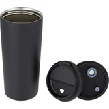 Nelson 20 oz Copper Vacuum Tumbler with Swivel Lid — Black (BK) — blank detail view — 34