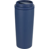 Nelson 20 oz Copper Vacuum Tumbler with Swivel Lid — Navy (NY) — blank left angle — 19