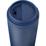 Nelson 20 oz Copper Vacuum Tumbler with Swivel Lid — Navy (NY) — blank detail view — 15
