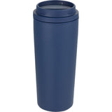 Nelson 20 oz Copper Vacuum Tumbler with Swivel Lid — Navy (NY) — blank front view — 12