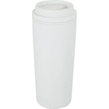Nelson 20 oz Copper Vacuum Tumbler with Swivel Lid — White (WH) — blank right angle — 9