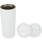 Nelson 20 oz Copper Vacuum Tumbler with Swivel Lid — White (WH) — blank detail view — 7