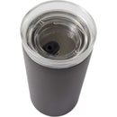 Nina 18 oz Leakproof Twist & Lock Vacuum Tumbler with Straw — Black (BK) — blank detail view