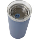 Nina 18 oz Leakproof Twist & Lock Vacuum Tumbler with Straw — Midnight Blue — blank detail view