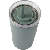 Nina 18 oz Leakproof Twist & Lock Vacuum Tumbler with Straw — Sage (SG) — blank detail view — 37