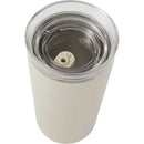 Nina 18 oz Leakproof Twist & Lock Vacuum Tumbler with Straw — Taupe (TP) — blank detail view