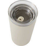 Nina 18 oz Leakproof Twist & Lock Vacuum Tumbler with Straw — Taupe (TP) — blank detail view — 25