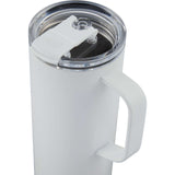 Whitney 20 oz Recycled Tall Tumbler with Flip Lid — White (WH) — blank detail view — 6