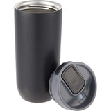 Joshua 17 oz Recycled Insulated Travel Tumbler — Black (BK) — blank detail view — 31
