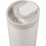 Joshua 17 oz Recycled Insulated Travel Tumbler — Cream (CR) — blank product view — 23