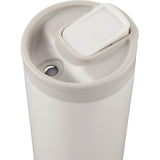 Joshua 17 oz Recycled Insulated Travel Tumbler — Cream (CR) — blank product view — 19