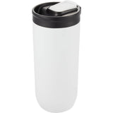 Joshua 17 oz Recycled Insulated Travel Tumbler — White (WH) — blank left angle — 10