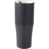 Patti 20 oz Ceramic-Lined Vacuum Tumbler with 360 Lid — Black (BK) — blank left angle — 46