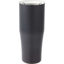 Patti 20 oz Ceramic-Lined Vacuum Tumbler with 360 Lid — Black (BK) — blank back view