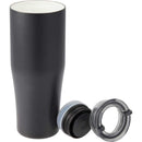 Patti 20 oz Ceramic-Lined Vacuum Tumbler with 360 Lid — Black (BK) — blank detail view