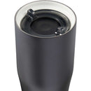 Patti 20 oz Ceramic-Lined Vacuum Tumbler with 360 Lid — Black (BK) — blank detail view