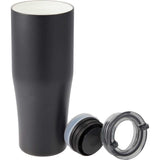 Patti 20 oz Ceramic-Lined Vacuum Tumbler with 360 Lid — Black (BK) — blank detail view — 43