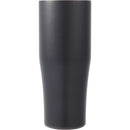 Patti 20 oz Ceramic-Lined Vacuum Tumbler with 360 Lid — Black (BK) — blank front view