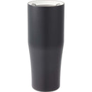 Patti 20 oz Ceramic-Lined Vacuum Tumbler with 360 Lid — Black (BK) — blank front view