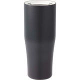 Patti 20 oz Ceramic-Lined Vacuum Tumbler with 360 Lid — Black (BK) — blank front view — 39
