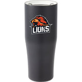 Patti 20 oz Ceramic-Lined Vacuum Tumbler with 360 Lid — Black (BK) — decorated front view — 38