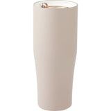 Patti 20 oz Ceramic-Lined Vacuum Tumbler with 360 Lid — Latte (LAT) — blank left angle — 37