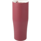 Patti 20 oz Ceramic-Lined Vacuum Tumbler with 360 Lid — Maroon (MR) — blank left angle — 28