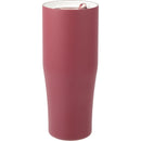 Patti 20 oz Ceramic-Lined Vacuum Tumbler with 360 Lid — Maroon (MR) — blank right angle
