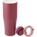 Patti 20 oz Ceramic-Lined Vacuum Tumbler with 360 Lid — Maroon (MR) — blank detail view