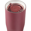 Patti 20 oz Ceramic-Lined Vacuum Tumbler with 360 Lid — Maroon (MR) — blank detail view