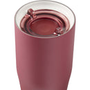 Patti 20 oz Ceramic-Lined Vacuum Tumbler with 360 Lid — Maroon (MR) — blank detail view