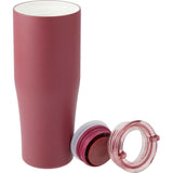 Patti 20 oz Ceramic-Lined Vacuum Tumbler with 360 Lid — Maroon (MR) — blank detail view — 25