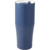 Patti 20 oz Ceramic-Lined Vacuum Tumbler with 360 Lid — Navy (NY) — blank right angle — 18
