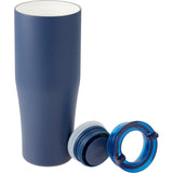 Patti 20 oz Ceramic-Lined Vacuum Tumbler with 360 Lid — Navy (NY) — blank detail view — 16