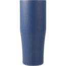 Patti 20 oz Ceramic-Lined Vacuum Tumbler with 360 Lid — Navy (NY) — blank front view