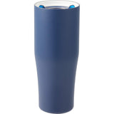 Patti 20 oz Ceramic-Lined Vacuum Tumbler with 360 Lid — Navy (NY) — blank front view — 12