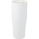 Patti 20 oz Ceramic-Lined Vacuum Tumbler with 360 Lid — White (WH) — blank right angle