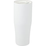 Patti 20 oz Ceramic-Lined Vacuum Tumbler with 360 Lid — White (WH) — blank right angle — 9