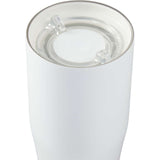 Patti 20 oz Ceramic-Lined Vacuum Tumbler with 360 Lid — White (WH) — blank detail view — 6