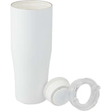 Patti 20 oz Ceramic-Lined Vacuum Tumbler with 360 Lid — White (WH) — blank detail view — 7