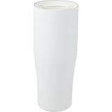 Patti 20 oz Ceramic-Lined Vacuum Tumbler with 360 Lid — White (WH) — blank front view — 3